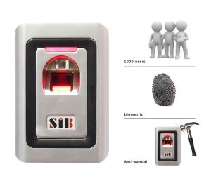 Standalone Metal Case Fingerprint Access Control Reader F1