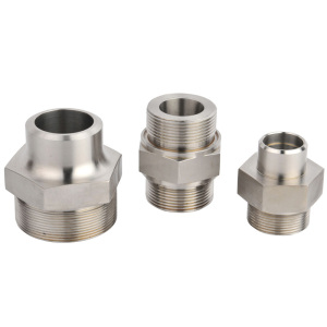 Stainless Steel Male Threaded Hexagon Drive Pipe Fitting Nipple