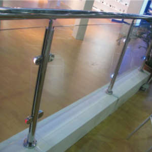 New Design Modern Stair Railing Glass Balustrade