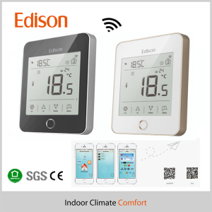 WiFi Smart Underfloor Heating Room Thermostat with Remote Control for Ios/Android Cell Phone